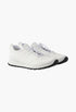 White - Stretch Knit Sneakers - GLAM MODA